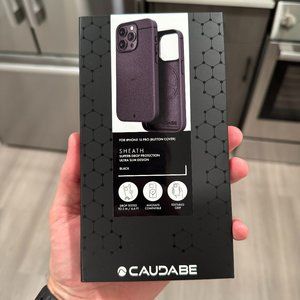 Caudabe Sheath iPhone 15 Pro case (new button cover version)